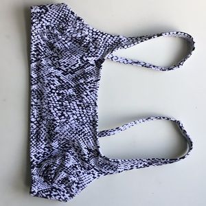 Target Snake-skin Bikini Top